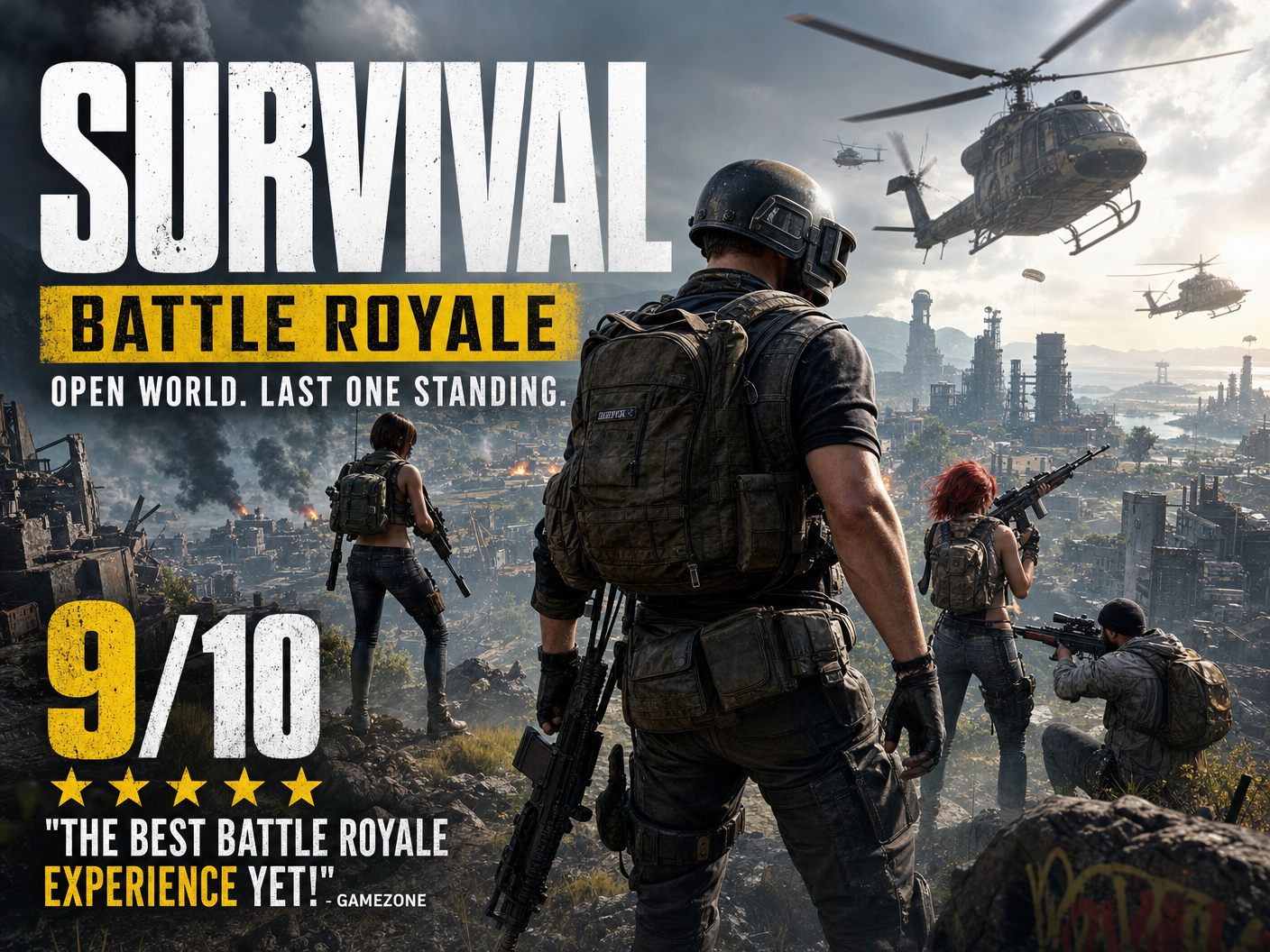 Survival Battle Royale game artwork