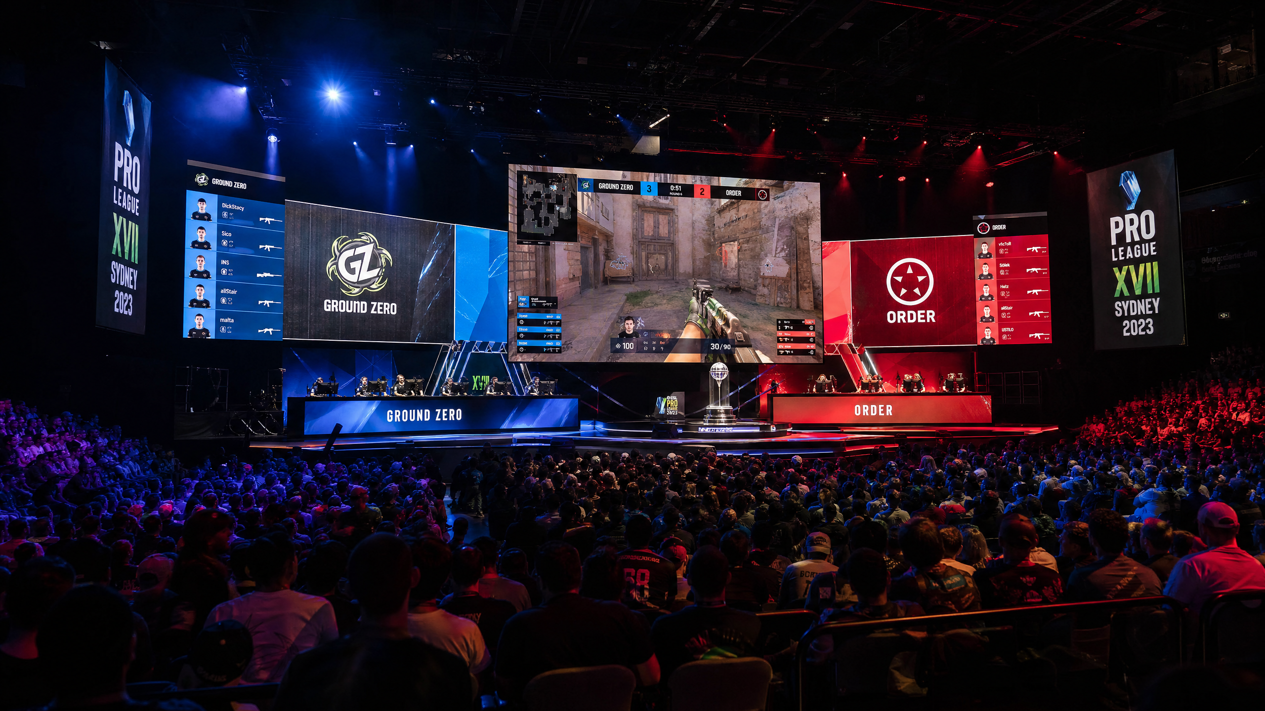 Australian esports tournament arena